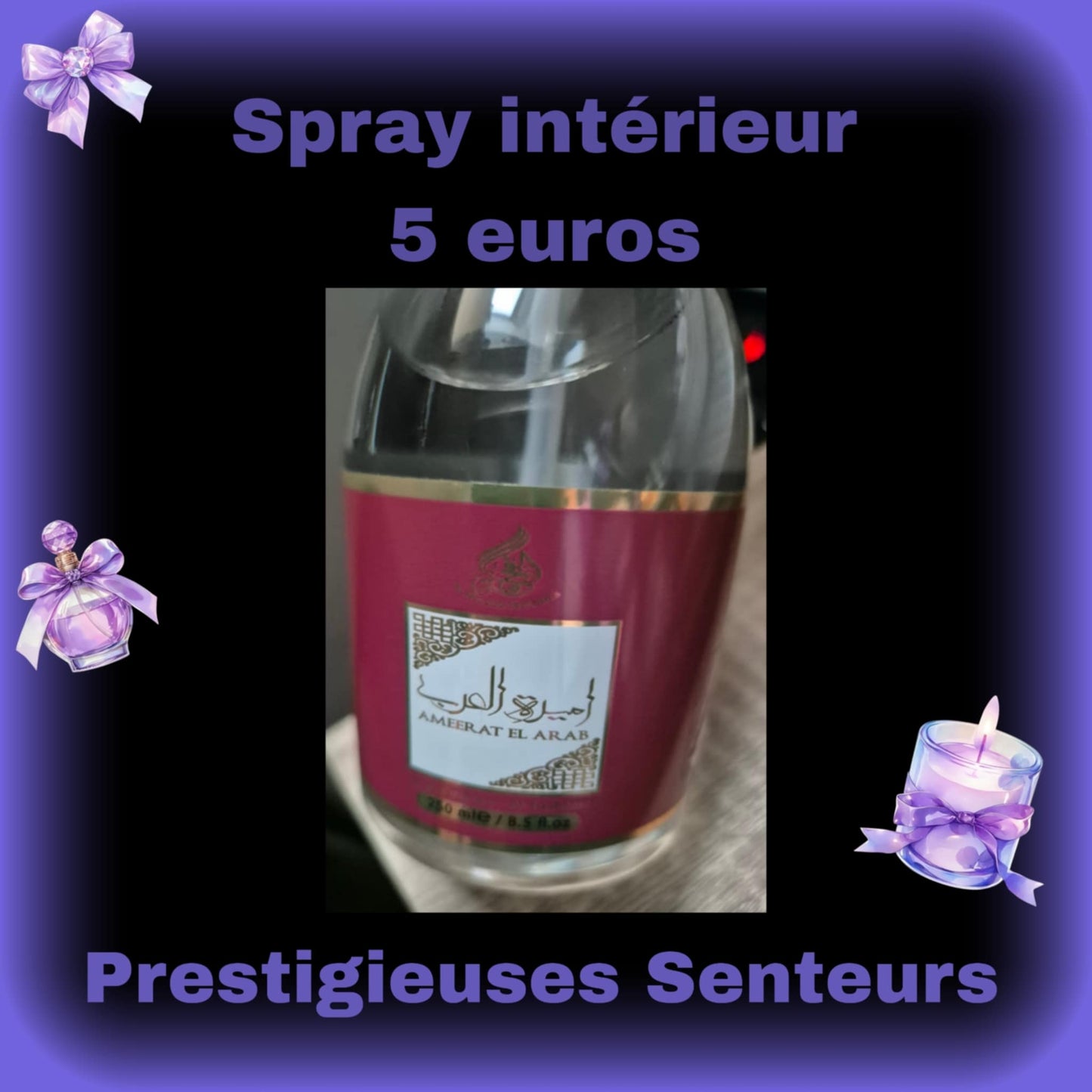 Spray d intérieur.250ml.Ameerat El Arab