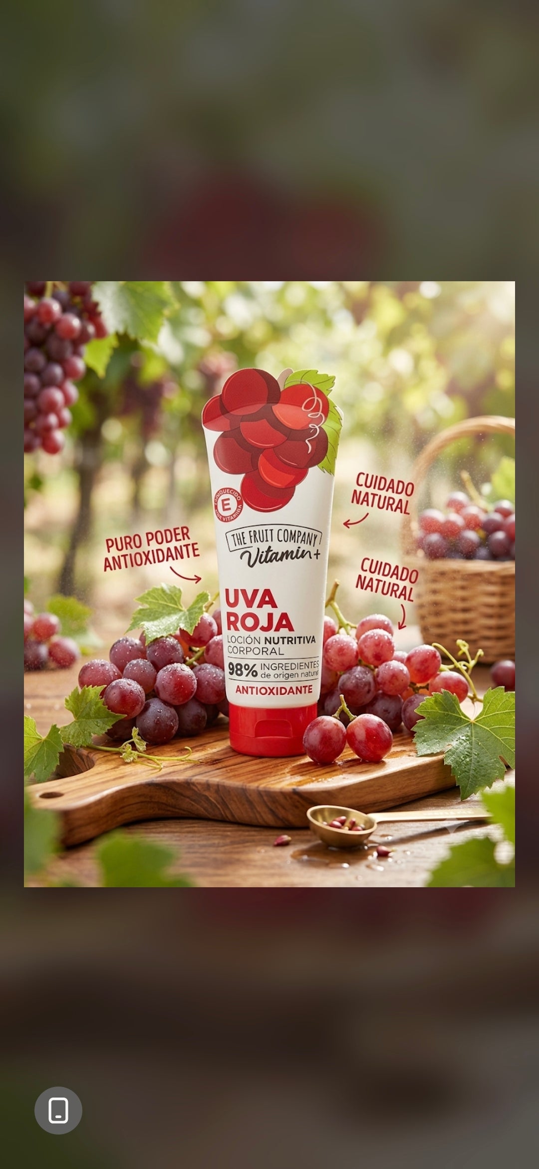 Lotion nutritive corporel .The fruit company. 200ml