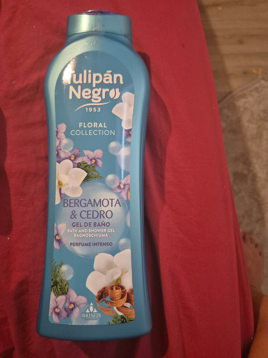 Gel douche 650ml. Tulipan Negro. Bergamote et cèdre