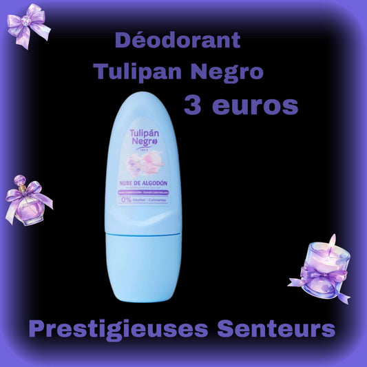 Déodorant à bille . Collection Tulipan Negro .parfum Barbe à papa