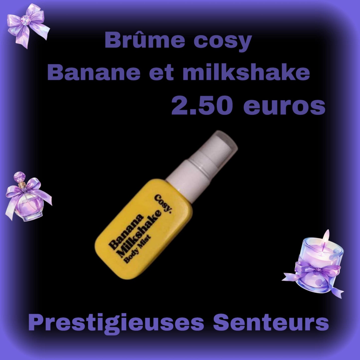 Brûme cosy. Banane et milkshake