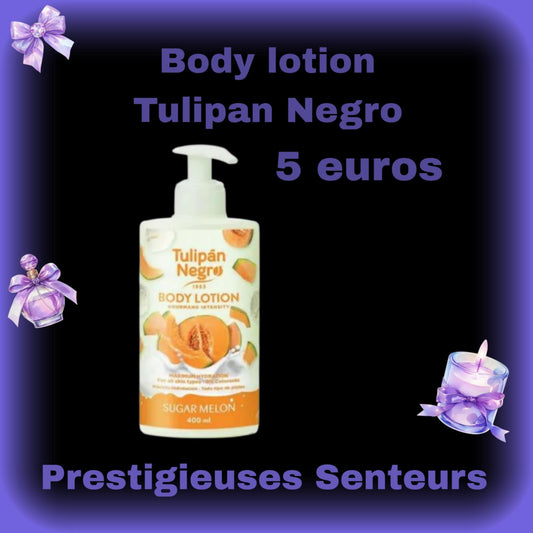 Body lotion Tulipan Negro. 400ml . Parfum melon