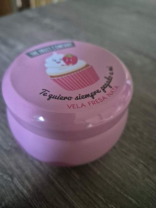 Bougie parfum fraise
