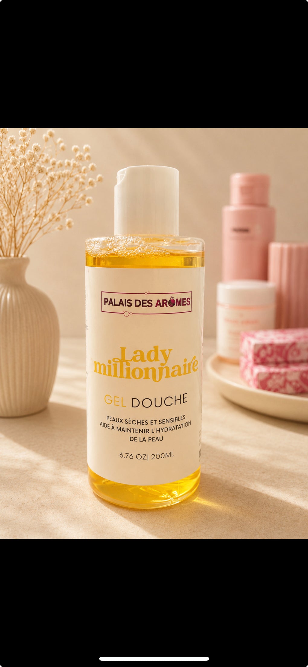 Gel douche. Lady millionnaire