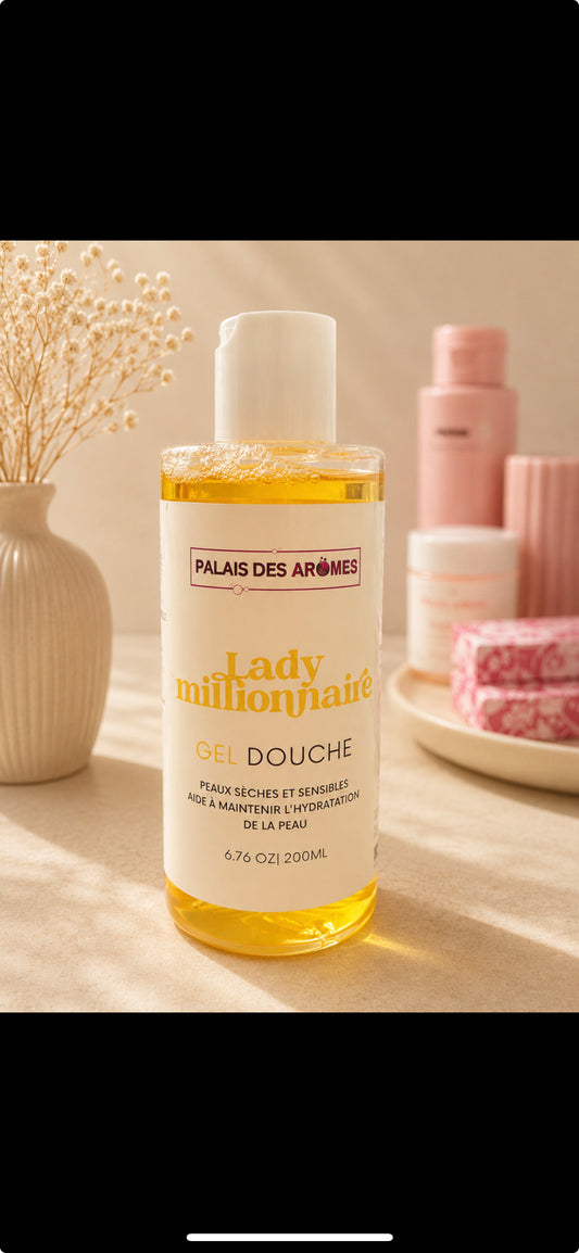 Gel douche. Lady millionnaire