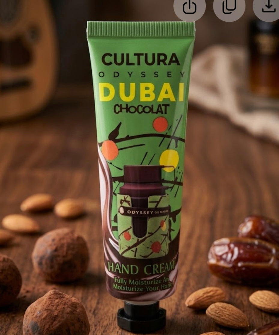 Crème mains chocolat dubaï