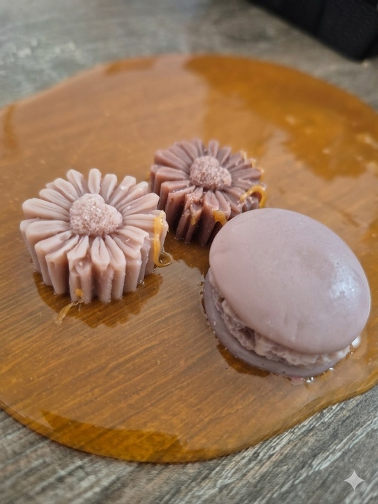 Fondant macaron où caramel