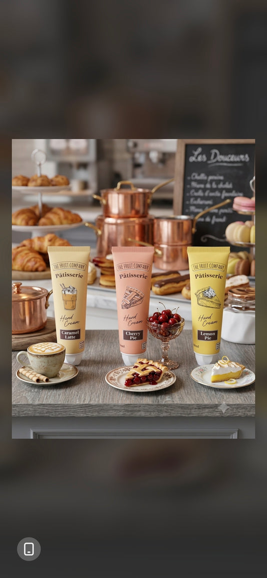 Trio crème pour les mains . The fruit company