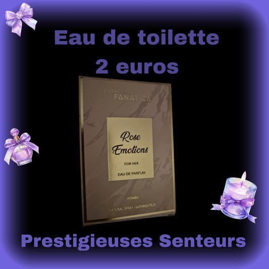 Eau de toilette femme.Rose Emotions .20ml
