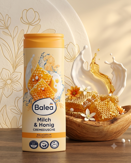 Crème de douche lait et miel .300ml