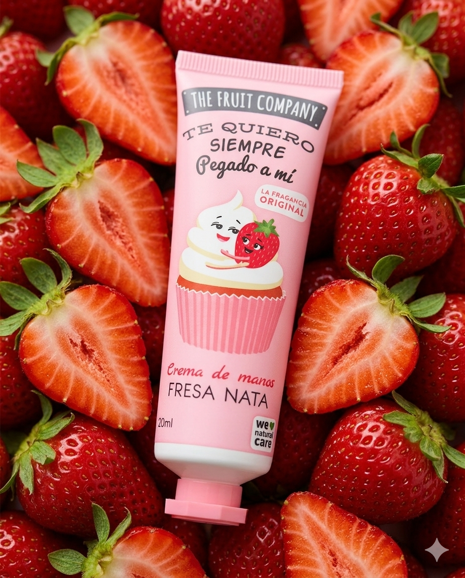 Crème pour les mains .50ml.fraise🍓chantilly