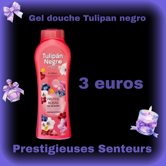 Gel douche 650ml. Tulipan Negro.  Fruits rose 🌹