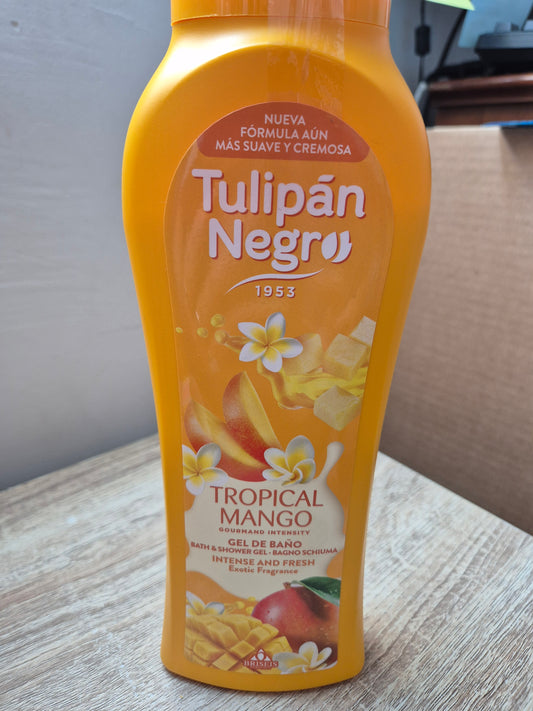 Gel douche 650ml. Tulipan Negro.  Parfum mangue 🥭 tropical