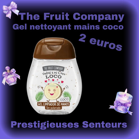 Gel mains ✋️ fruits company .45ml .parfum noix de coco