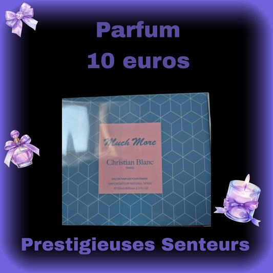 Parfum Christian Blanc 100ml Inspiration du Trésor Mignight Rose de Lancôme