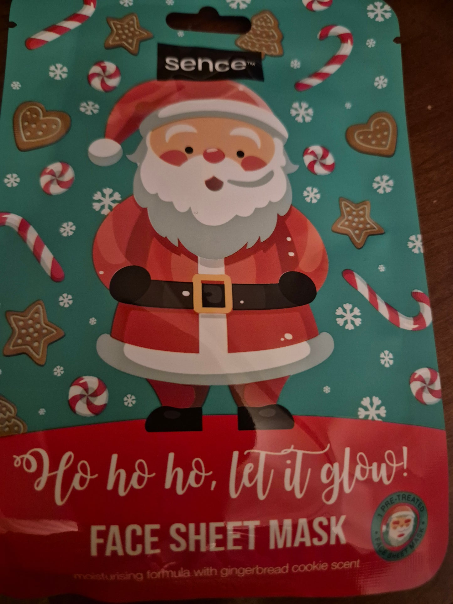 Masque visage . Père Noël