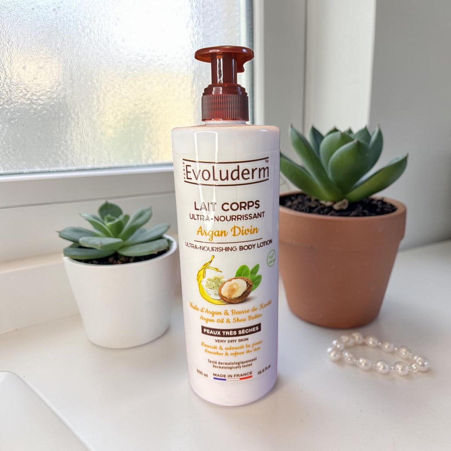Lait corps ultra-nourrissant. Parfum Argan Divin .500ml