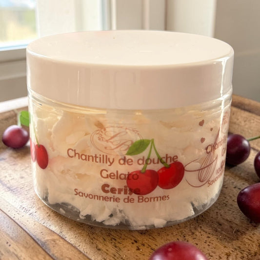 Chantilly de douche. Cerise 🍒