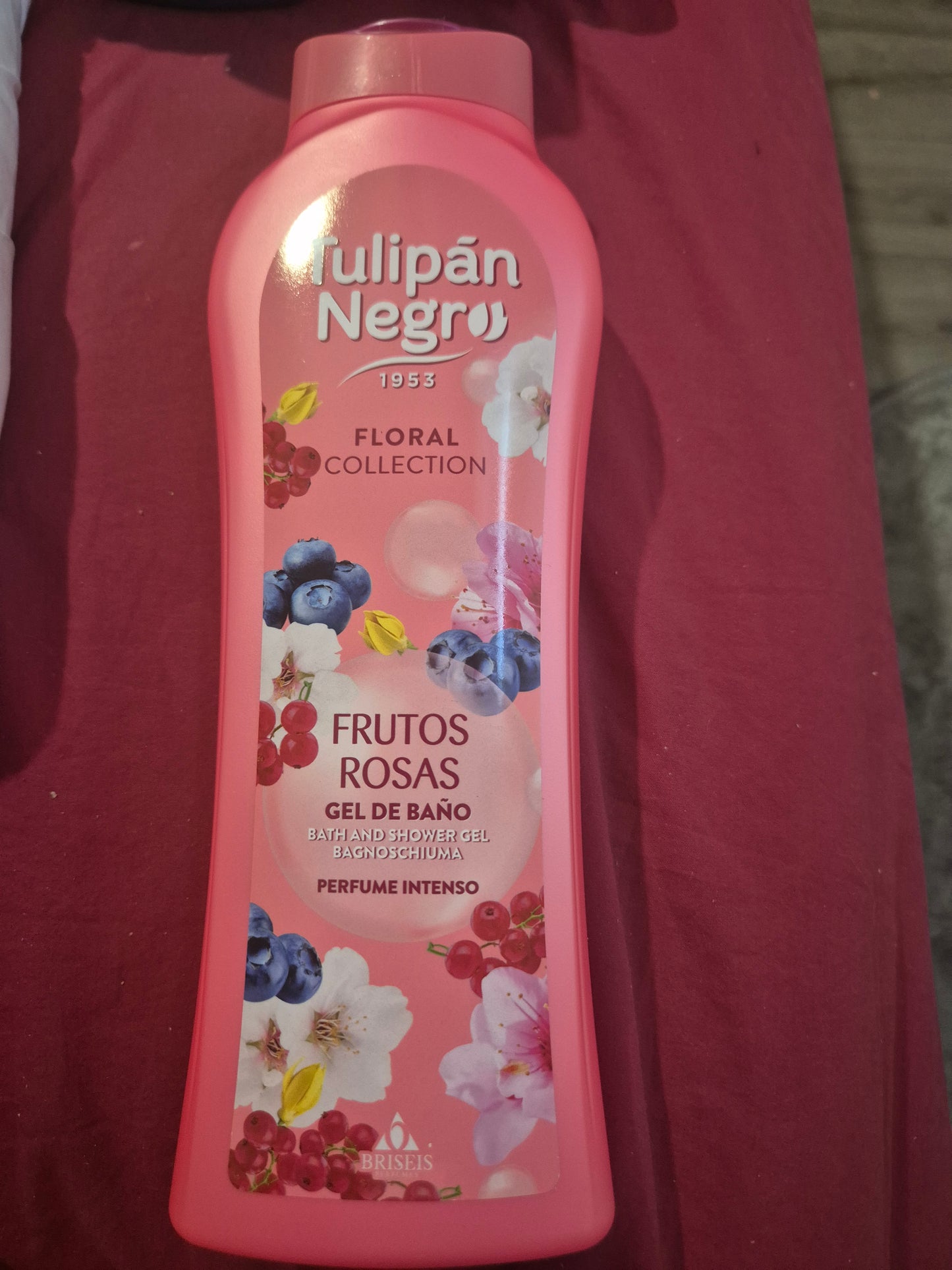 Gel douche 650ml. Tulipan Negro.  Fruits rose 🌹