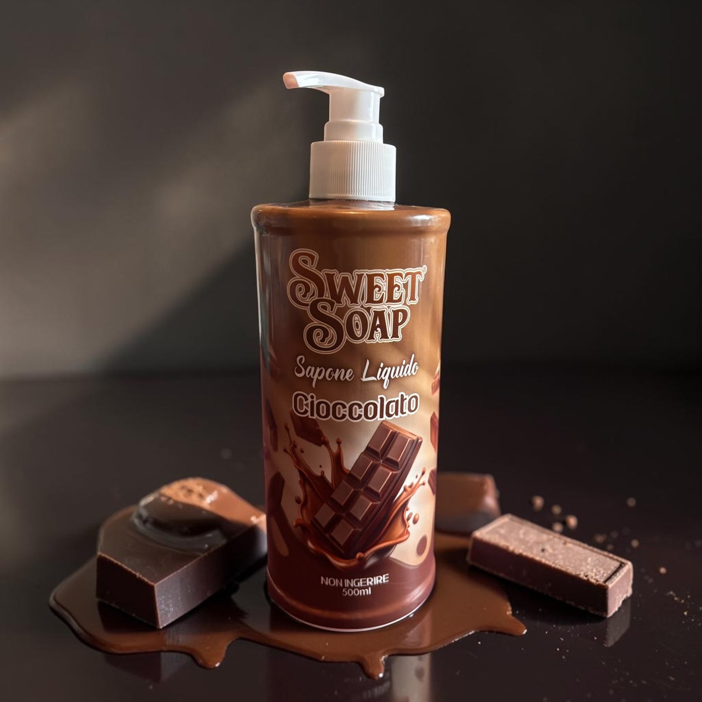 Savon liquide 500ml. Chocolat