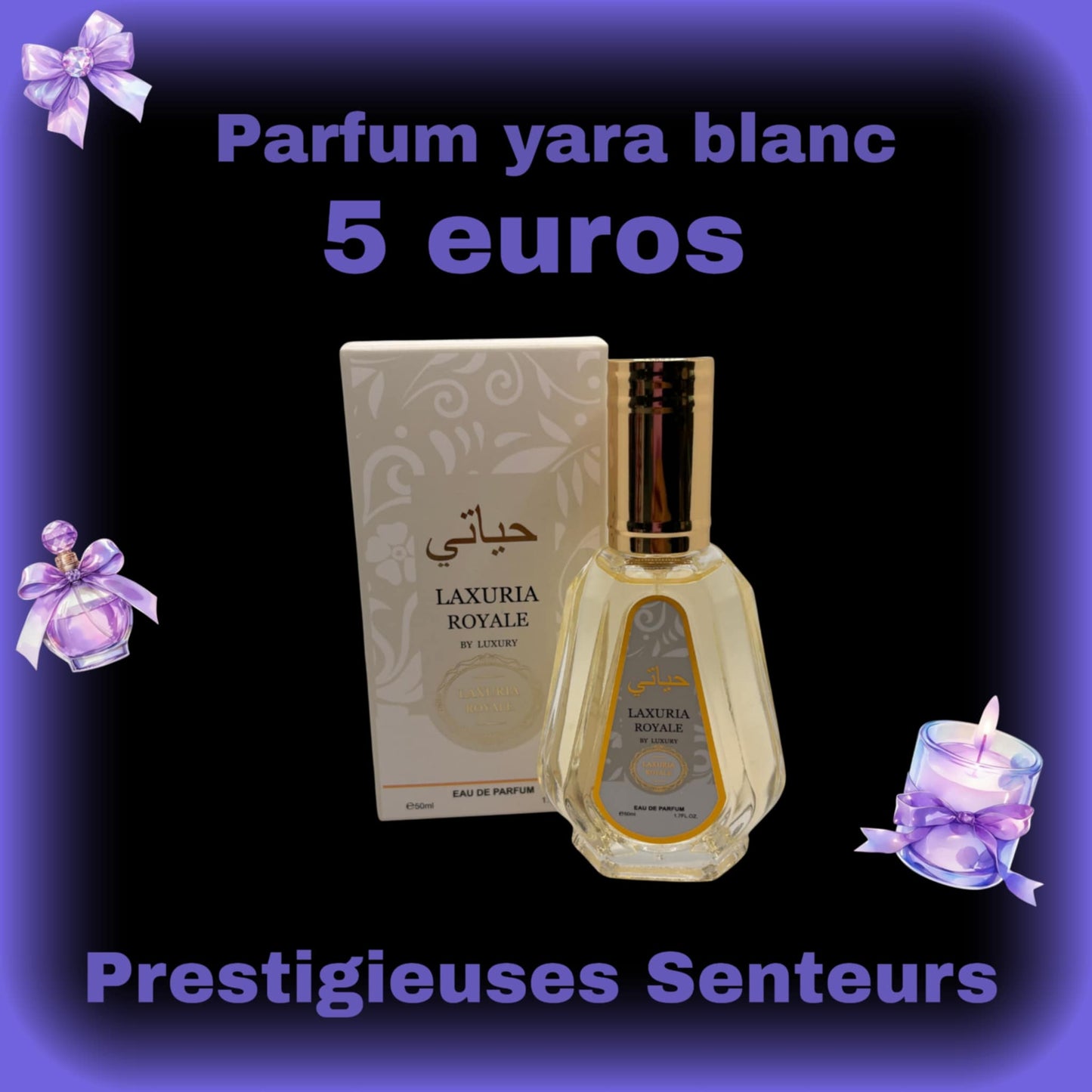 Parfum yara blanc . 50ml