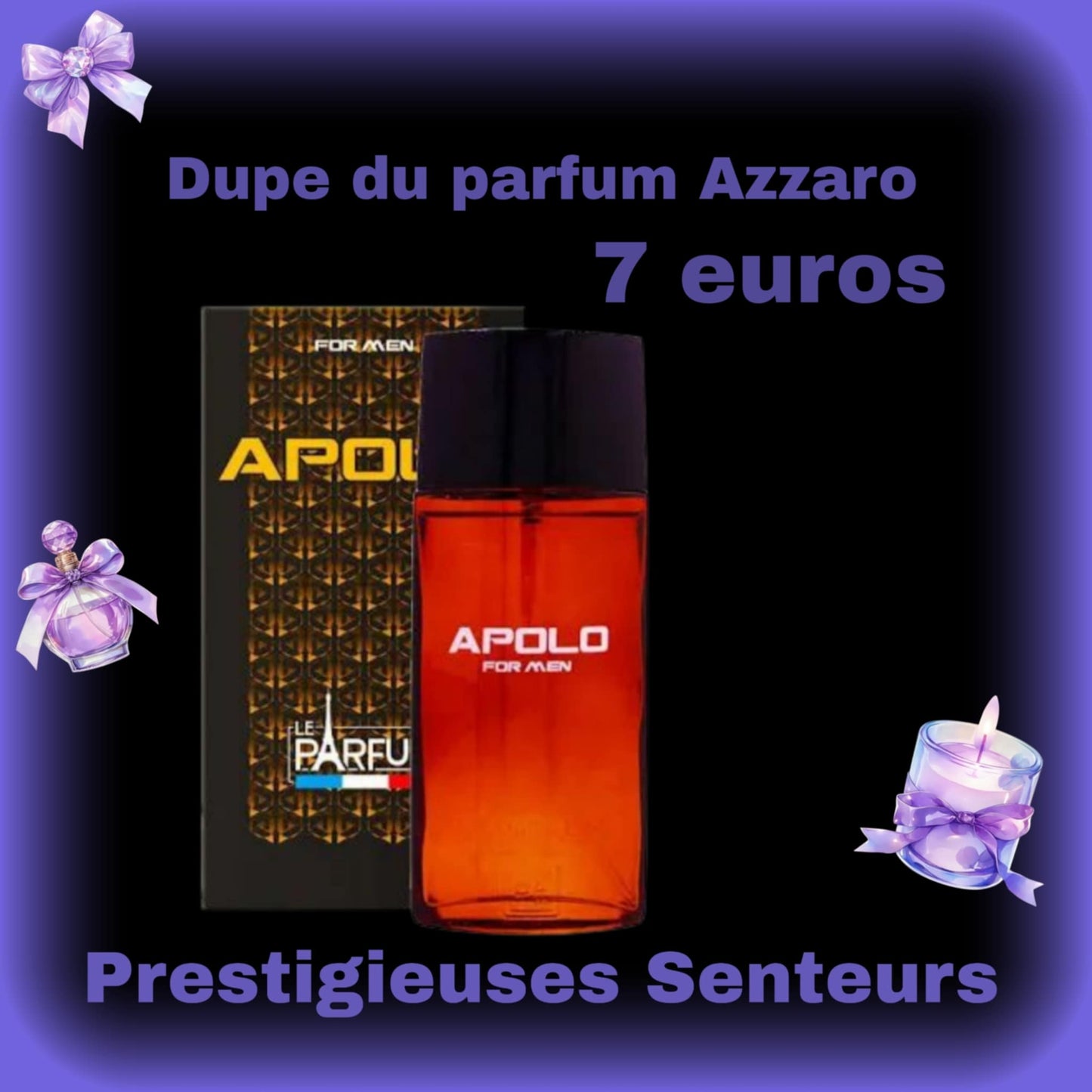Parfum 75ml. Dupe du parfum Azzaro