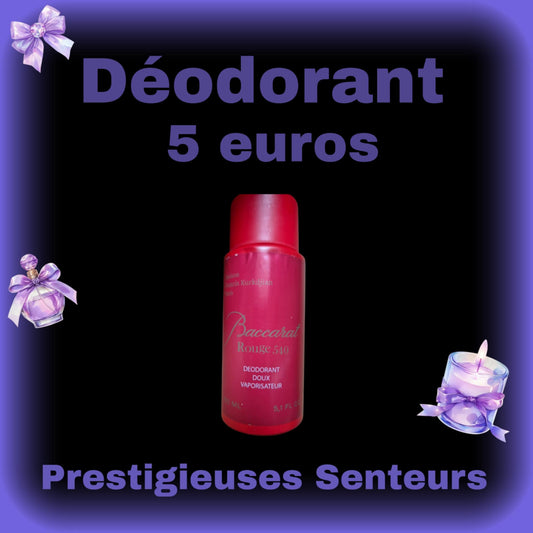 Déodorant Baccarat rouge 540. 150ml