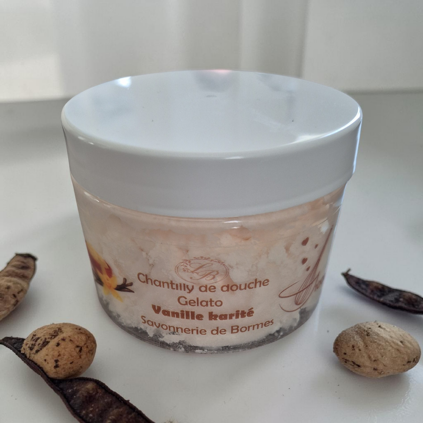 Chantilly de douche . Vanille karité