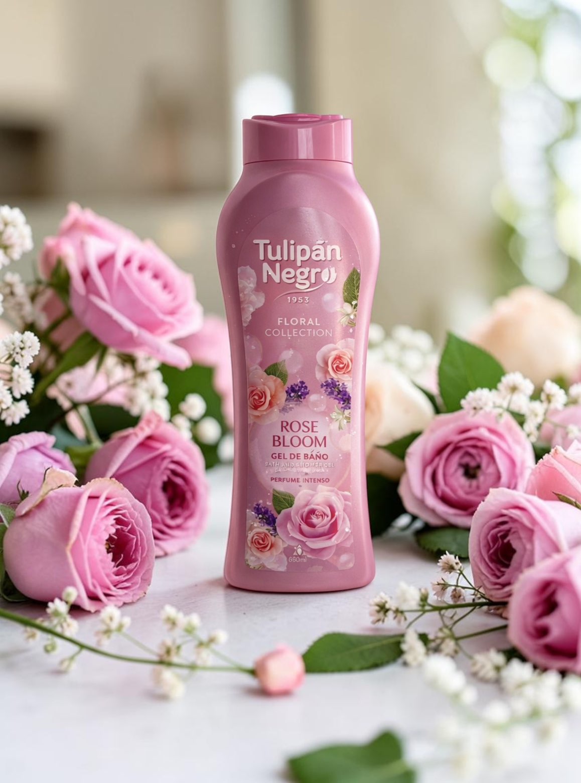 Gel douche 650ml.  Floraison de roses 🌹