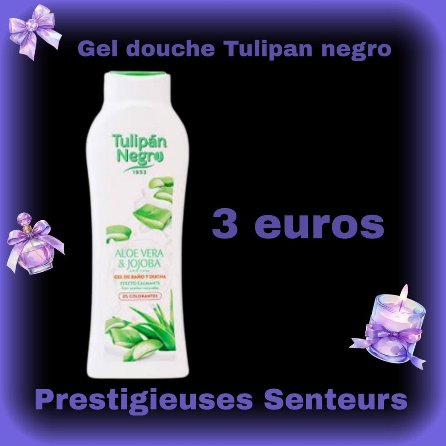 Gel douche 650ml aloe vera