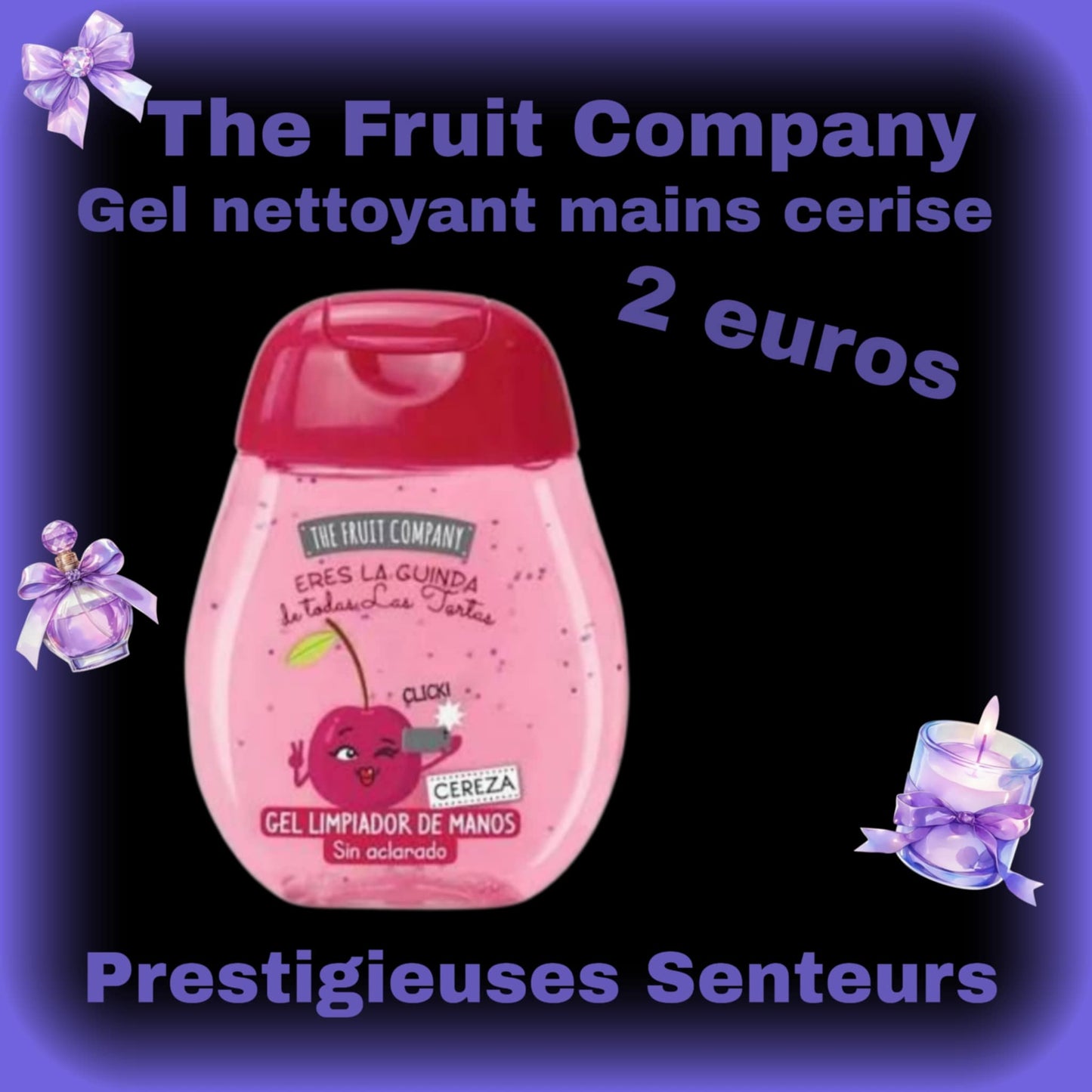 Gel mains ✋️. Fruit company. 45ml. Parfum cerise
