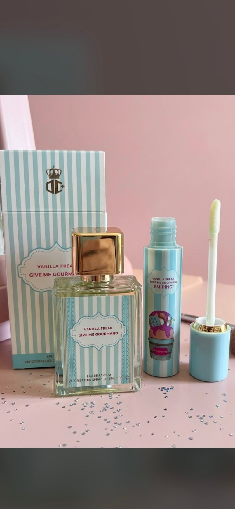 Gloss vanille + eau de parfum 30ml