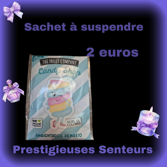 Sachet à suspendre odeur bonbons guimauve