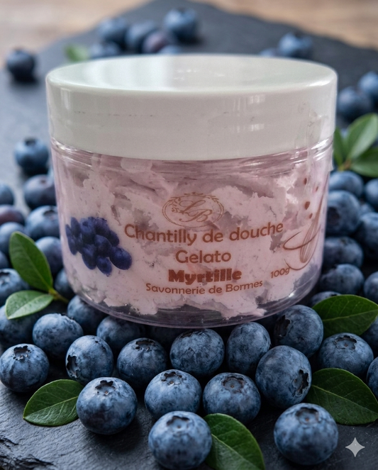Chantilly de douche Myrtille