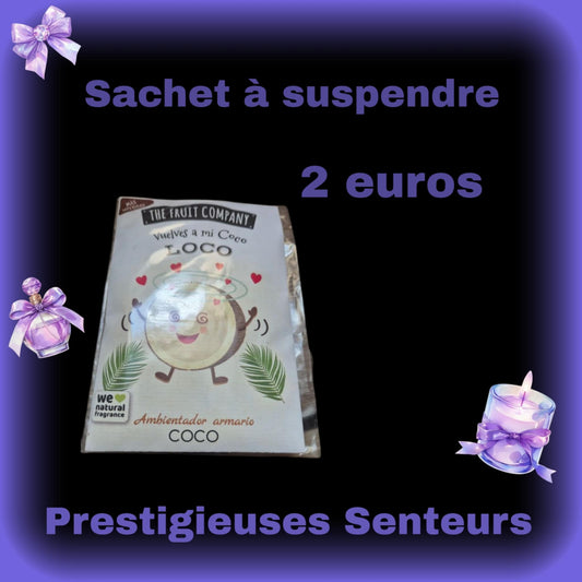 Sachet à suspendre Parfum noix de coco