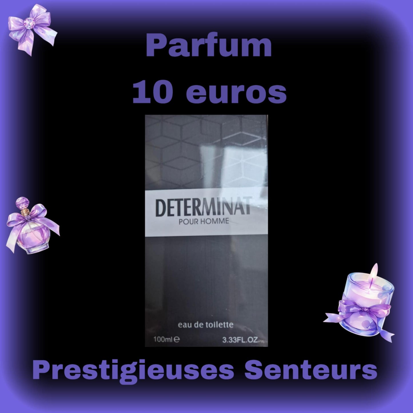 PARFUM HOMME 100 ML ;DETERMINAT dupe du CODE D'ARMANI