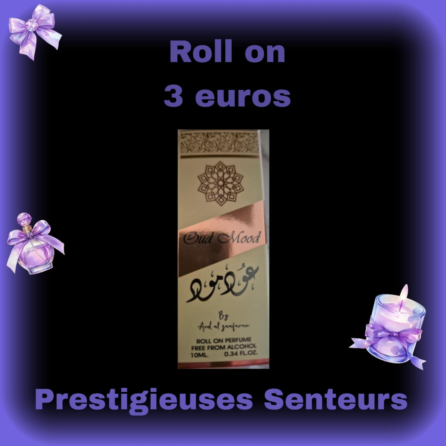 ROLL ON  .10ml . Oud Mood