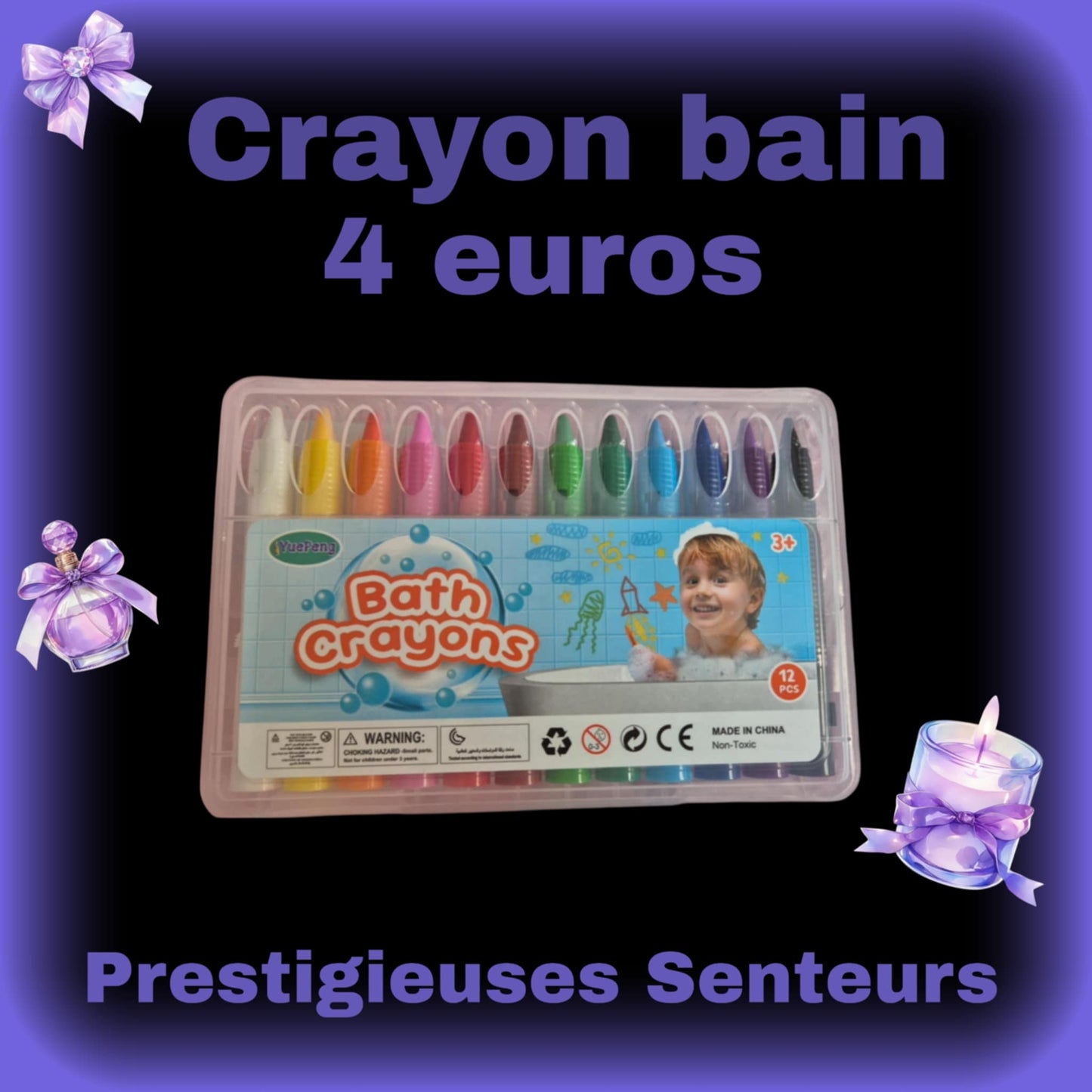Crayons pour le bain