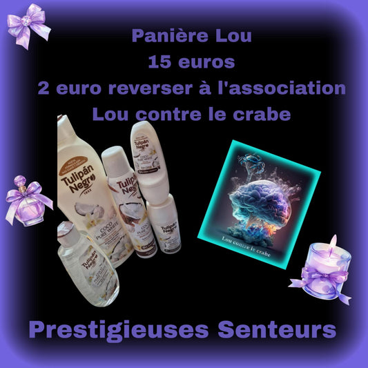 Panière Lou . Noix de coco