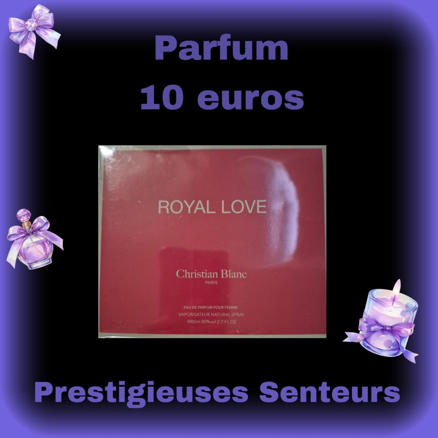 Parfum de la Collection Christian Blanc. 100ml